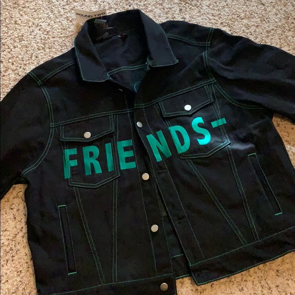 Men’s VLONE FRIENDS denim jacket